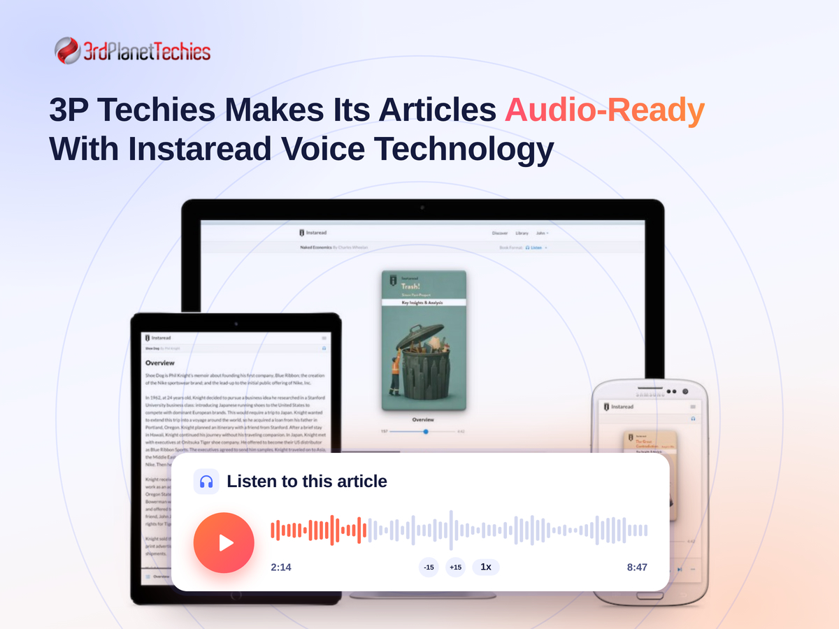 3ptechies Listen To Article