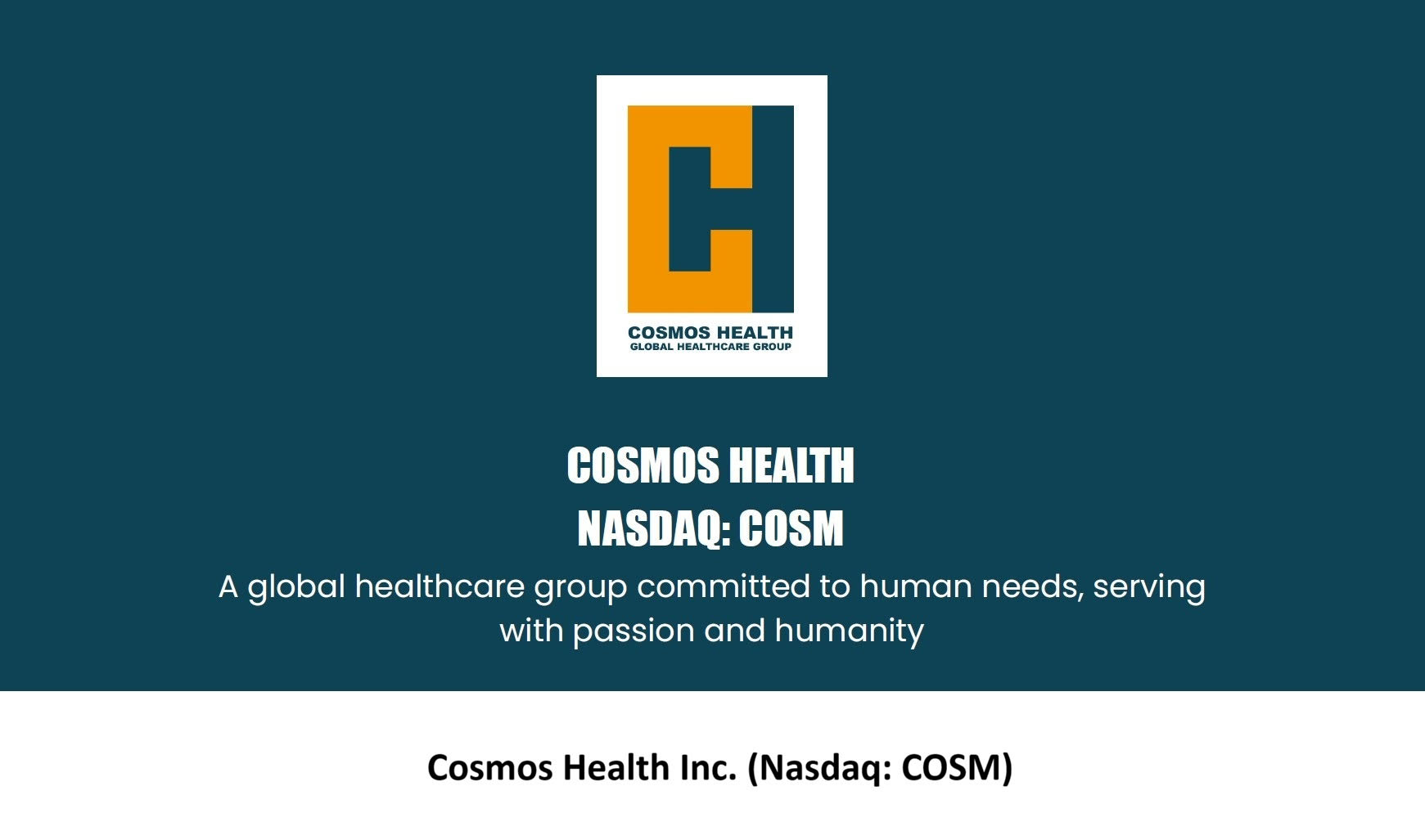 Cosmos Health, Inc. (Nasdaq: COSM)