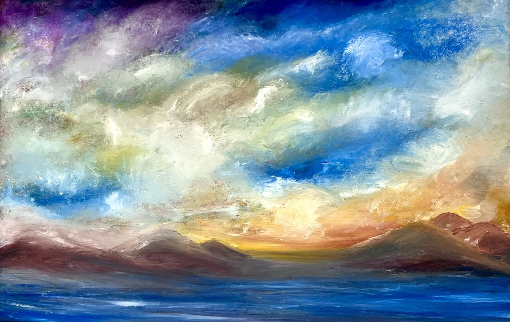 Soaring Over The Hills By Wendy White