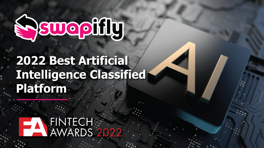Swapifly wins 2022 Fintech Award